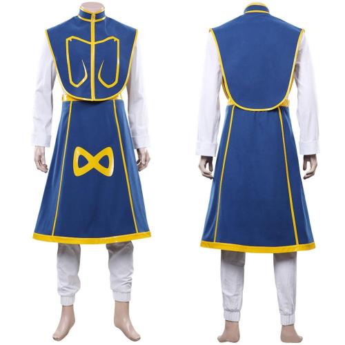 Anime Hunter×Hunter-Kurapika Juvenile Top Skirt Outfits Halloween Carnival Costume Cosplay Costume