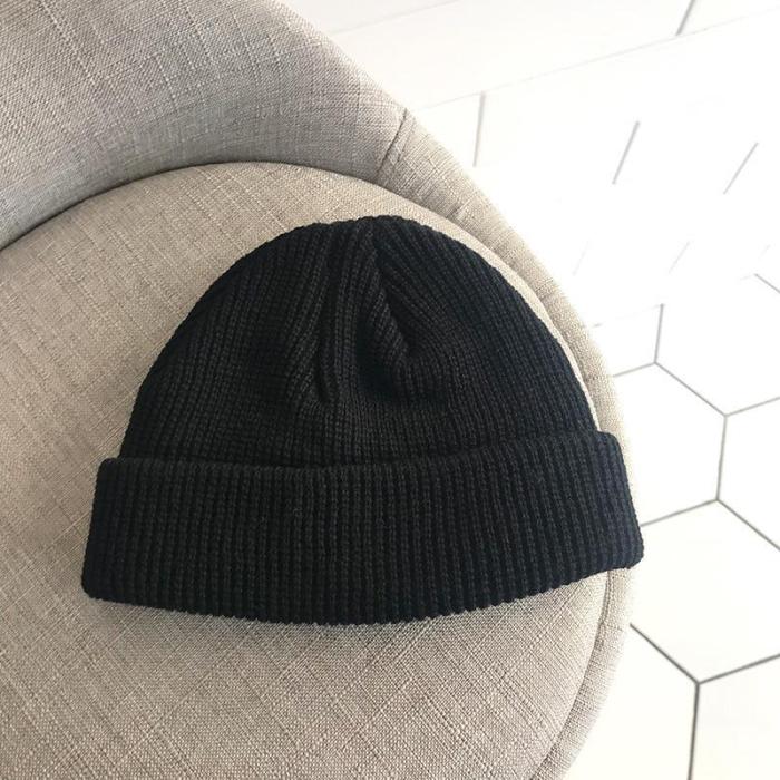 Men'S Street Versatile Knitted Wool Cap