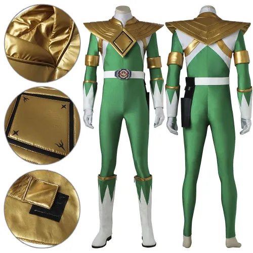 Mighty Morphin Power Rangers Green Ranger Cosplay Costume