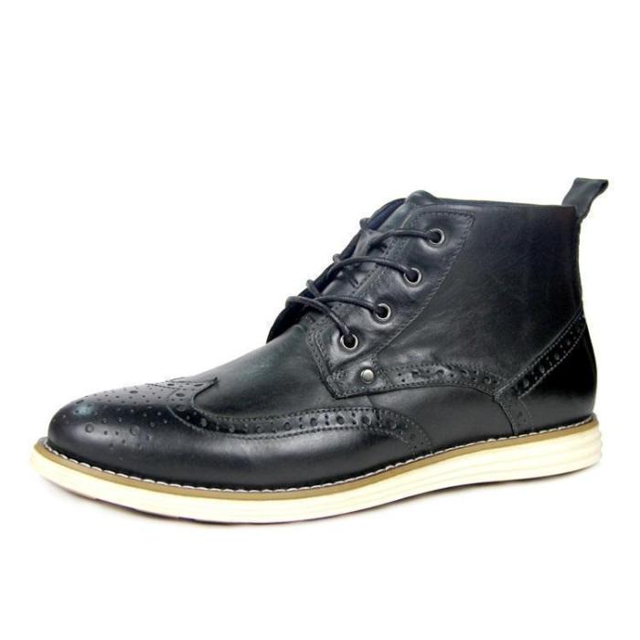 Men'S Genuine Leather Causal Boots