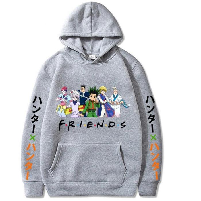 Hunter X Hunter Anime Friends Cosplay Pullover Sweatshirt Fleece Hoodie