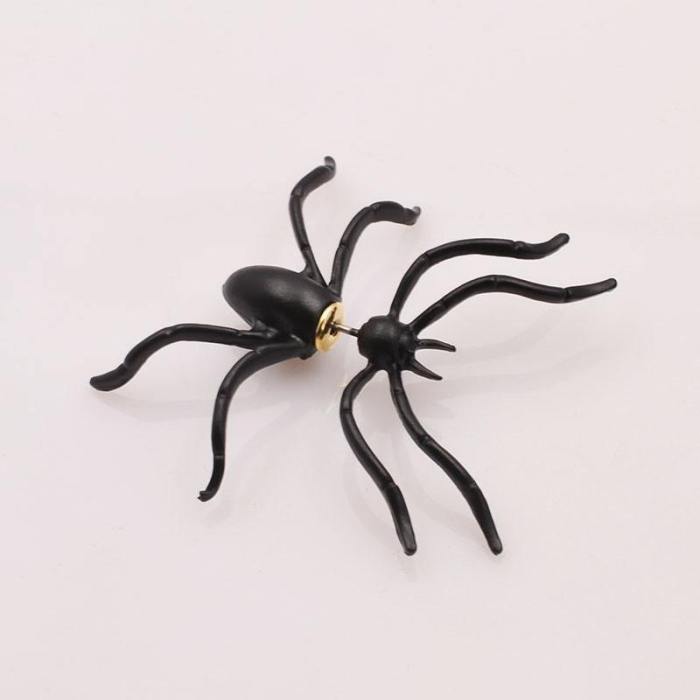 Cool Black Spider Earrings