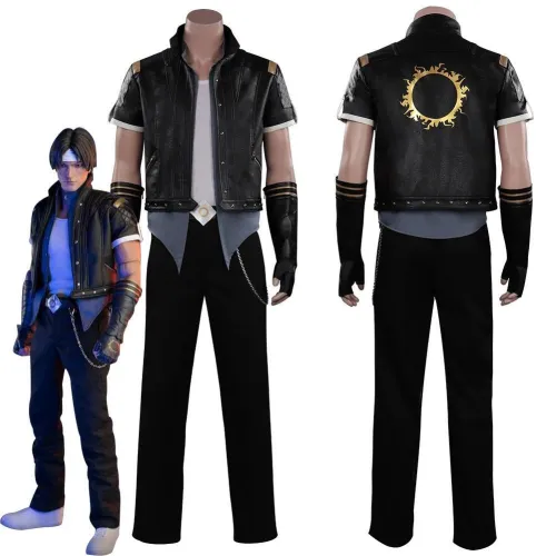 The King Of Fighters Kyo Kusanagi Outfit Halloween Carnival Suit Cosplay Costume
