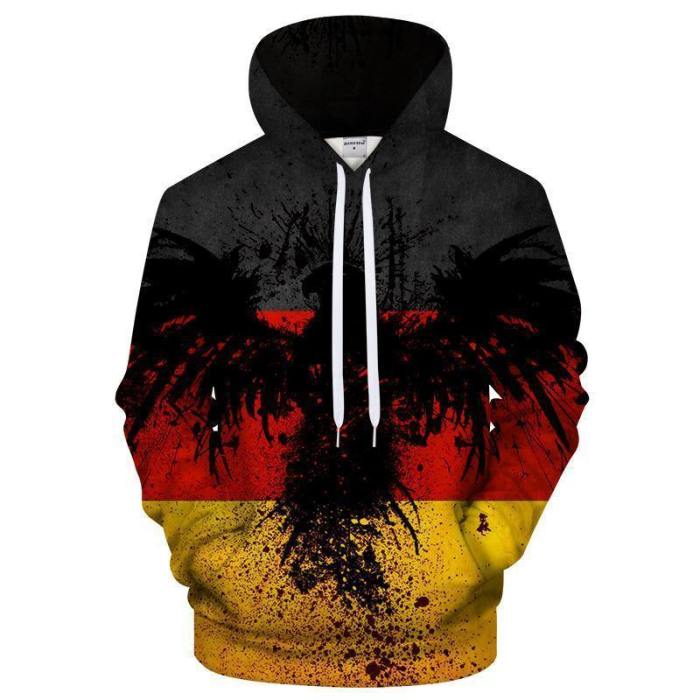 Germany Eagle 3D - Sweatshirt, Hoodie, Pullover