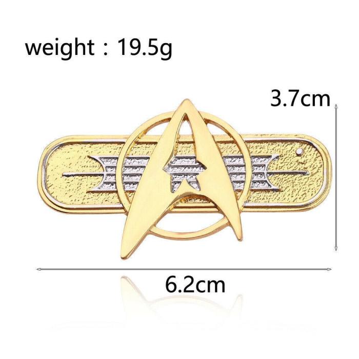 Star Trek Pin The Original Series Tos Captain Kirk Starfleet Brooches Badge