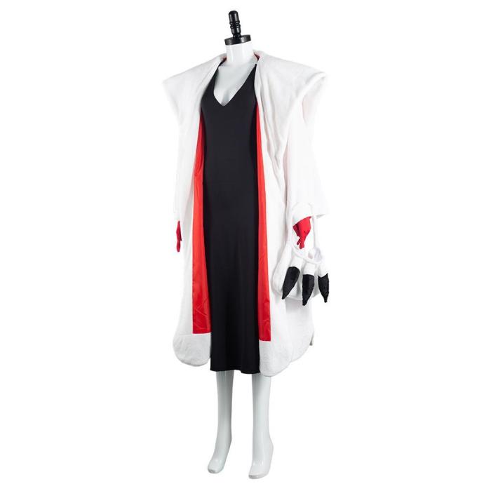 Cruella De Vil Dress Outfits Halloween Carnival Suit Cosplay Costume