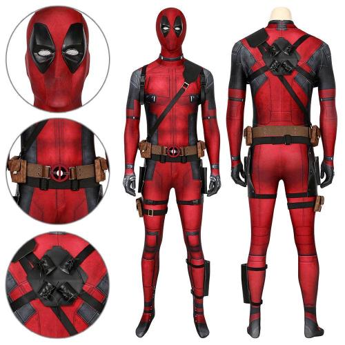Deadpool Wade Wilson Deadpool 2 Jumpsuit Cosplay Costume -