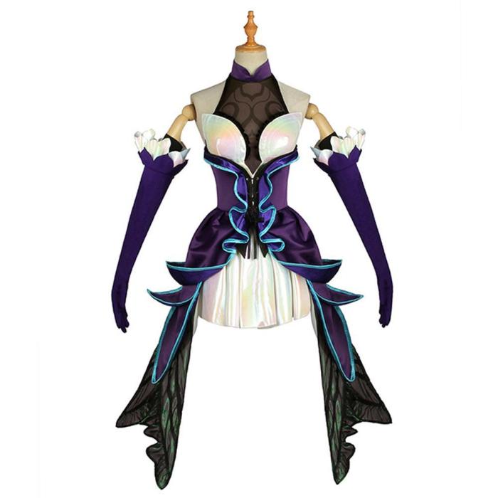 League Of Legends Lol The Dark Sovereign Syndra Withered Rose Outfits Halloween Carnival Suit Cosplay Costume