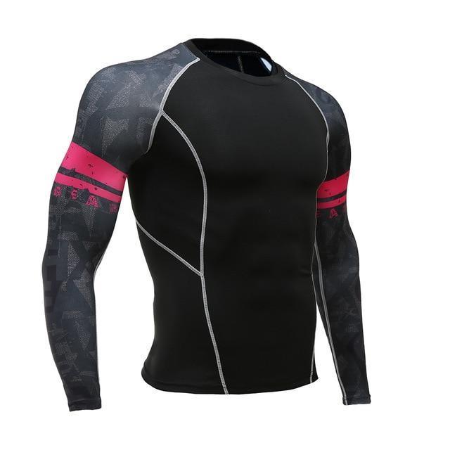 Breathable Long Sleeve Sports Rashgard Gym Cycling Clothing