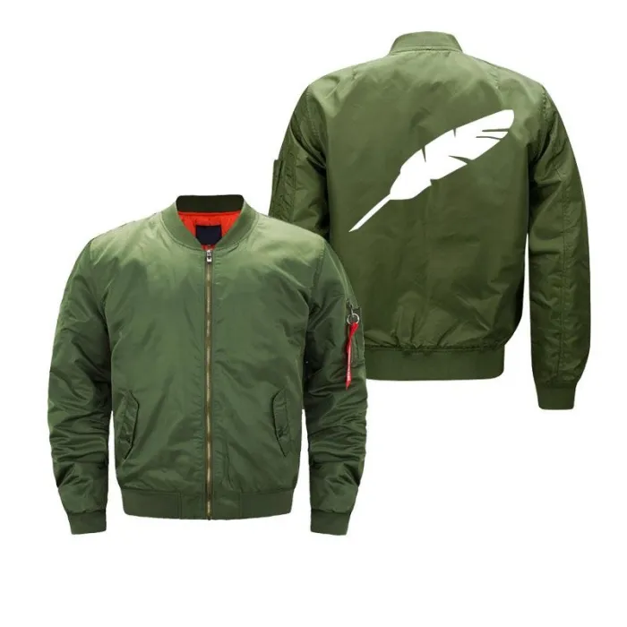 Bomber Zipper Spring Mens Jacket