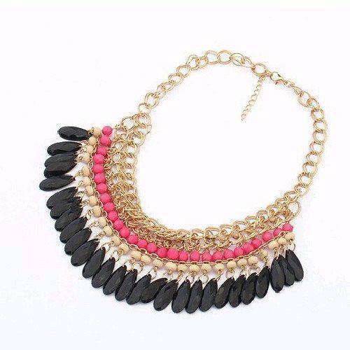 Resin Beads Collares Necklace
