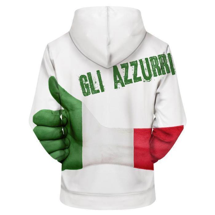 Italy Gli Azzurri 3D - Sweatshirt, Hoodie, Pullover