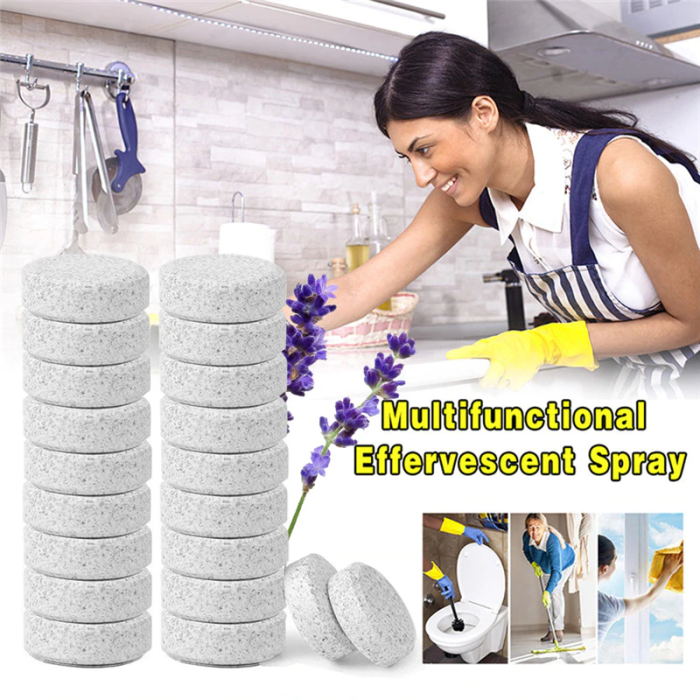 Multi-Functional Effervescent Cleaner Tablets