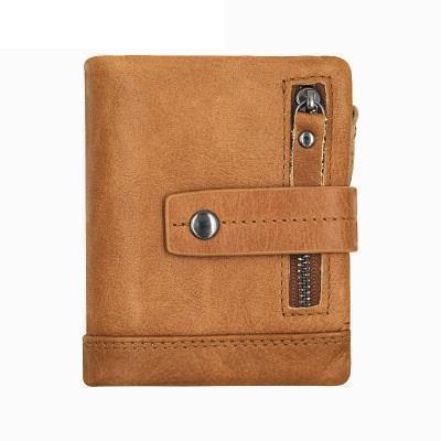 Multifunctional Korean Coin Purse Short Leather Wallet