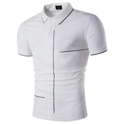 Mens  Business Casual  Polo Cotton Shirt