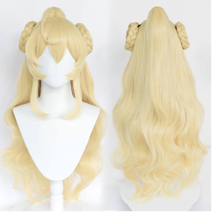 Arknights  Ambience Synesthesia Heat Resistant Synthetic Hair Carnival Halloween Party Props Cosplay Wig
