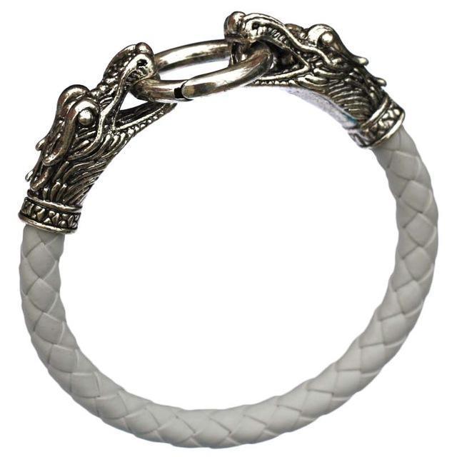 Dragon Twin Leather Bracelet
