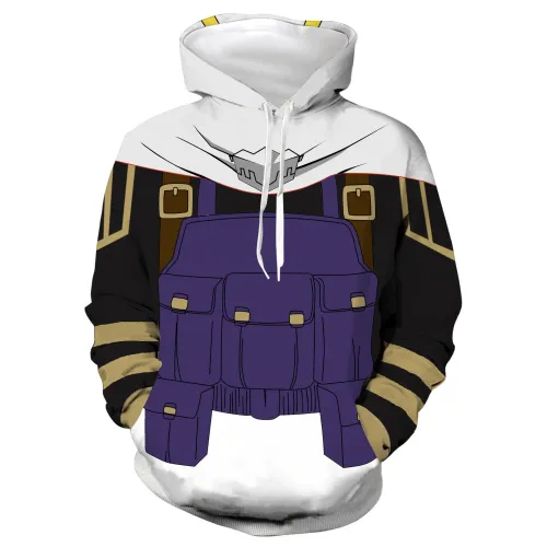My Hero Academia Anime Blue Hawaks Winged Hero Cosplay Unisex 3D Printed Mha Hoodie Sweatshirt Pullover