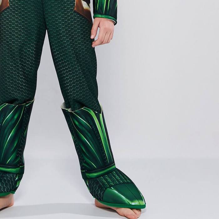 Kids Boys Aquaman Arthur Curry Jumpsuit Bodysuit Cosplay Costume