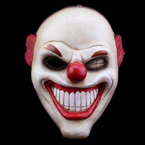 Halloween Mask Red Nose Resin Mask