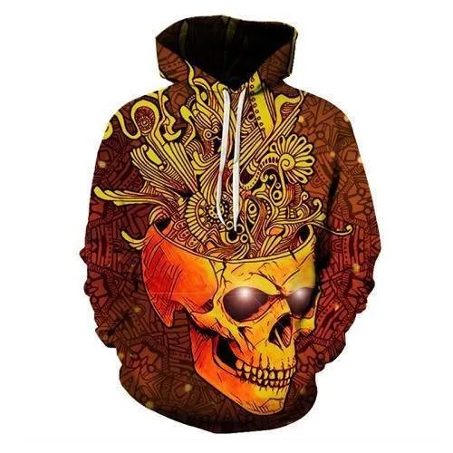 Skull Variety 3D Sweatshirt Hoodie Pullover