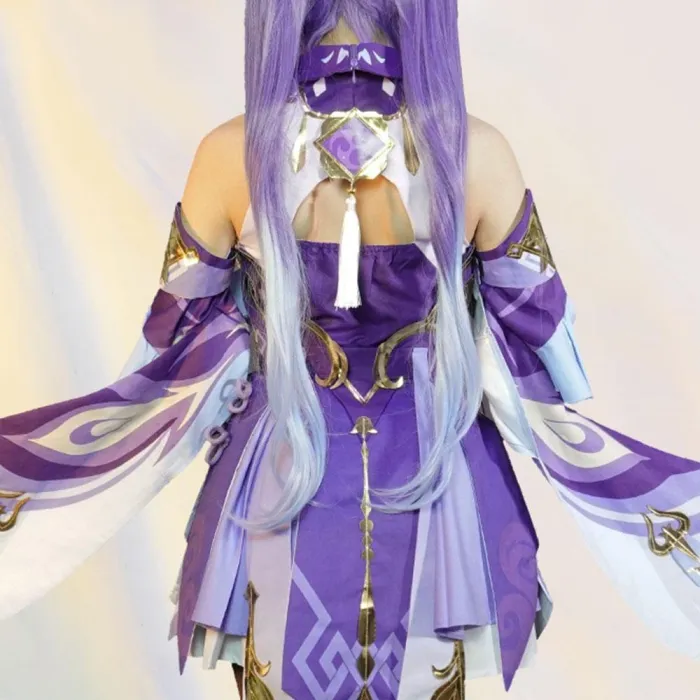 Keqing From Genshin Impact Halloween Cosplay Costume