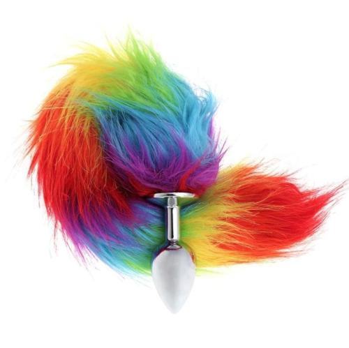Furry Fox Tail (15 Color Choices!)