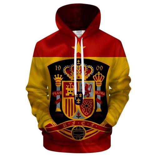 Spain Logo 3D - Sweatshirt, Hoodie, Pullover