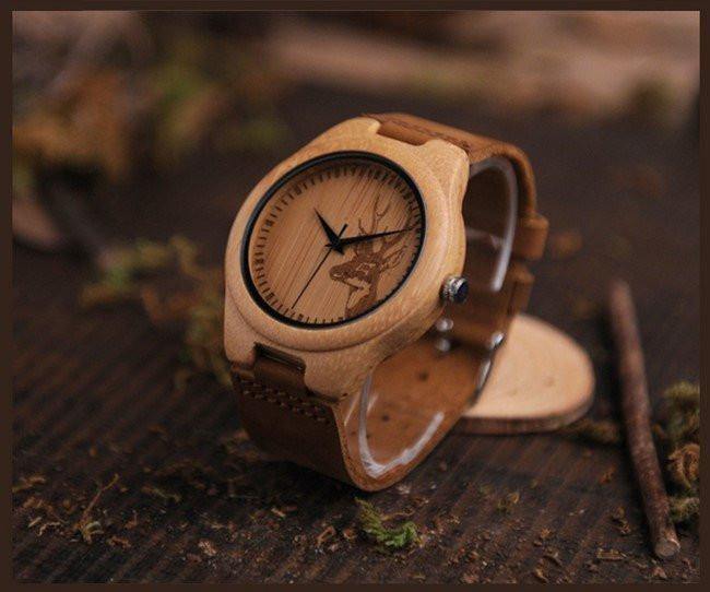 Bobo Bird™ Exclusive: Deer Wooden Watch V2