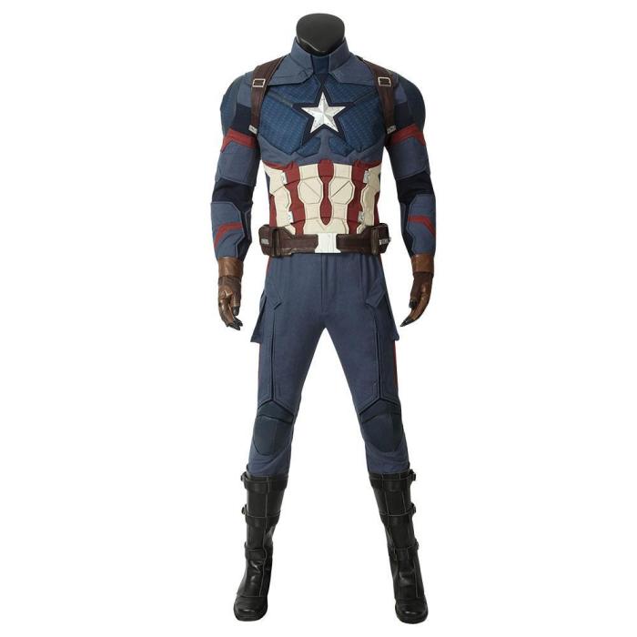 Captain America Steven Rogers Avengers 4 Endgame Cosplay Costume