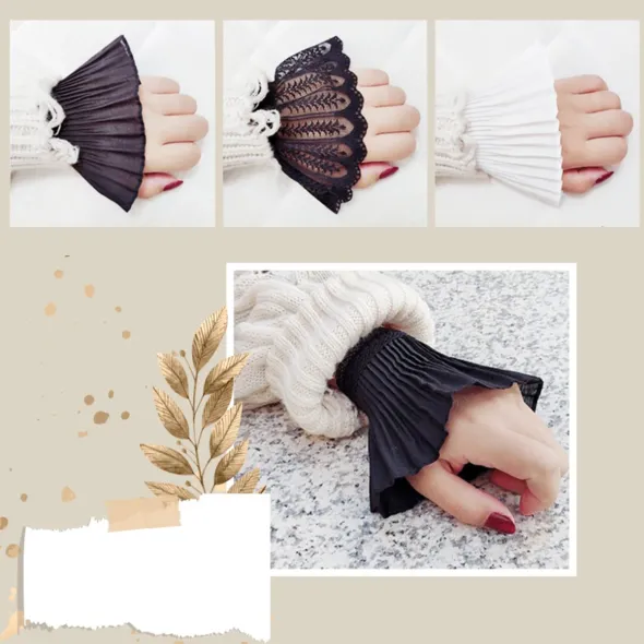 Layered Sleeve Wrist Cuff