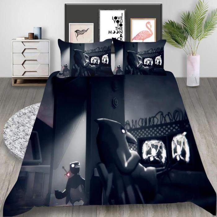 Death'S Door Cosplay Bedding Set Duvet Cover Pillowcases Halloween Home Decor