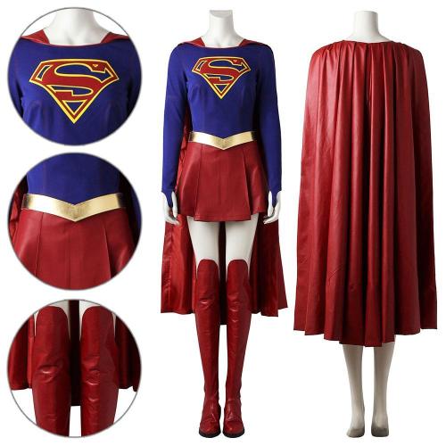 Kara Danvers Supergirl Cosplay Costume - No Boots