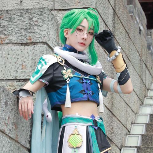 Genshin Impact Baishu Cosplay Costume