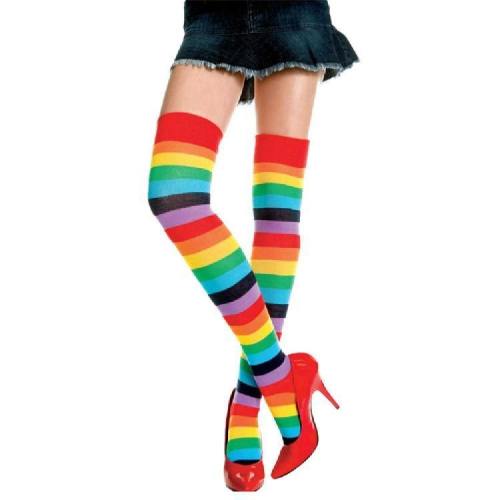 Rainbow Knee Socks