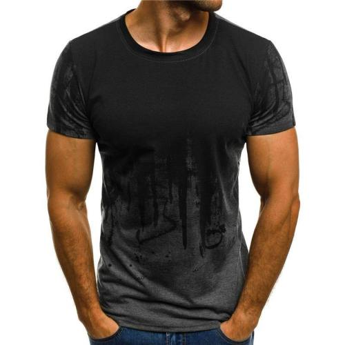 Men'S Printed Camouflage 3D Casual T-Shirt