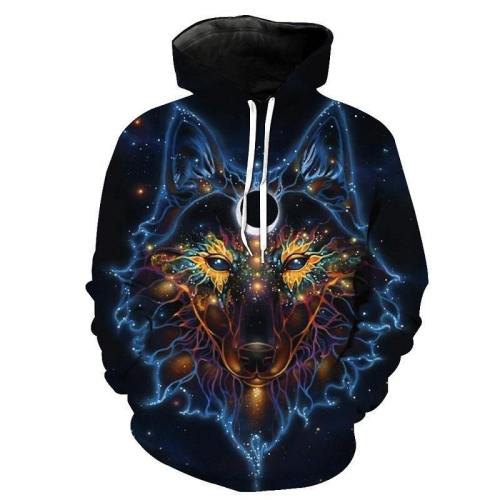 Yogi Wolf 3D Sweatshirt Hoodie Pullover