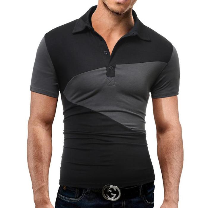 Men'S T-Shirt Short Sleeve  Slim And Casual Style