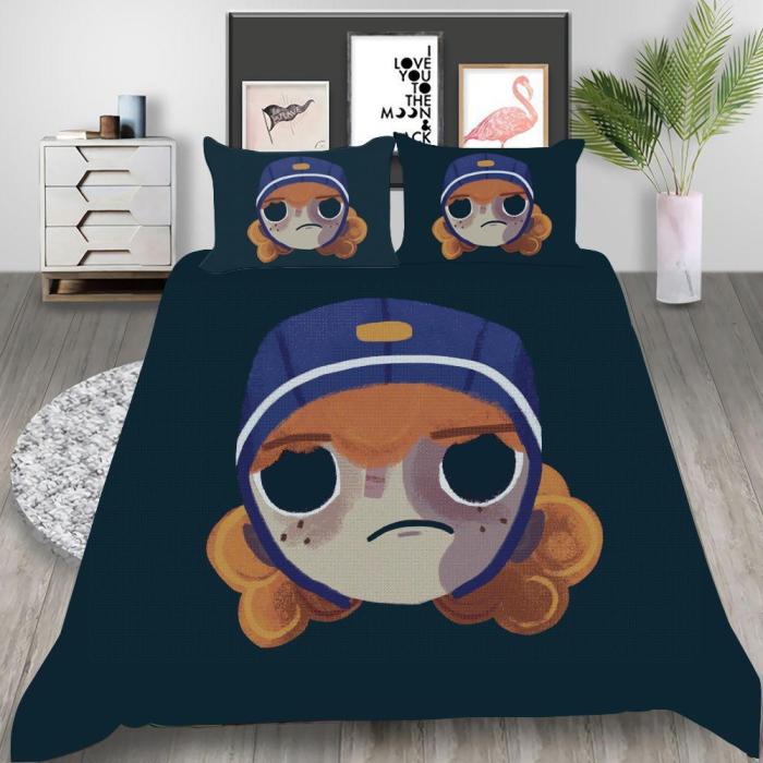 Game Knights And Bikes Cosplay Bedding Set Duvet Cover Pillowcases Halloween Home Decor