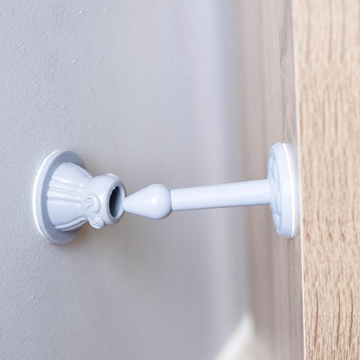 Door Stopper Adhesive Door Wall Bumper Floor  Doorstop Holder