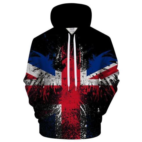England Flag 3D - Sweatshirt, Hoodie, Pullover