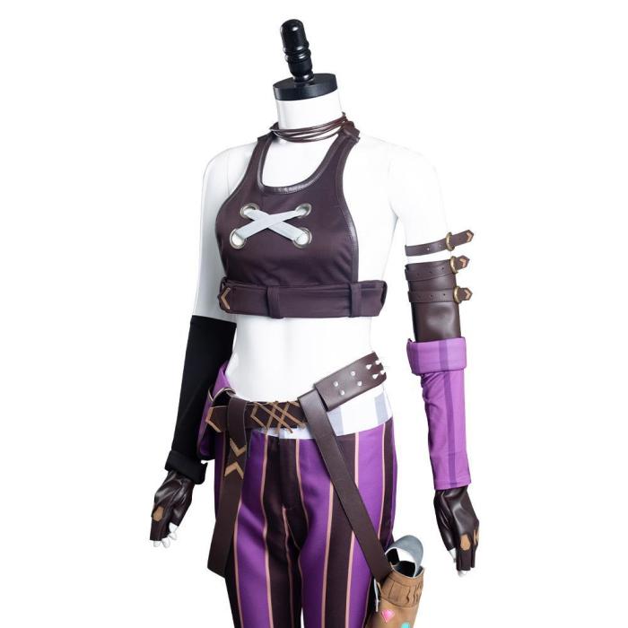 League Of Legends Lol Jinx Uniform Outfits Halloween Carnival Suit Cosplay Costume