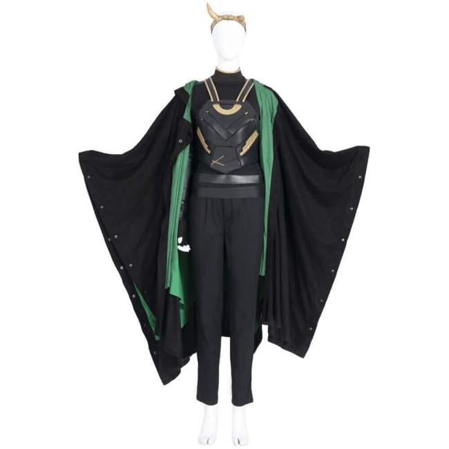 Female Loki  Lady Loki Variant Sylvie Lushton Cosplay Costume Suit