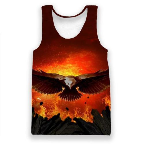 Fire Eagle 3D Tank Top