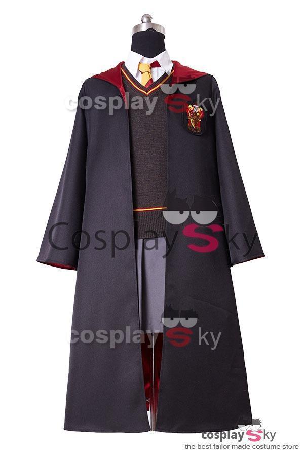 Harry Potter Hermione Granger Dress Costume Hogwarts Gryffindor Uniform For Kids Children