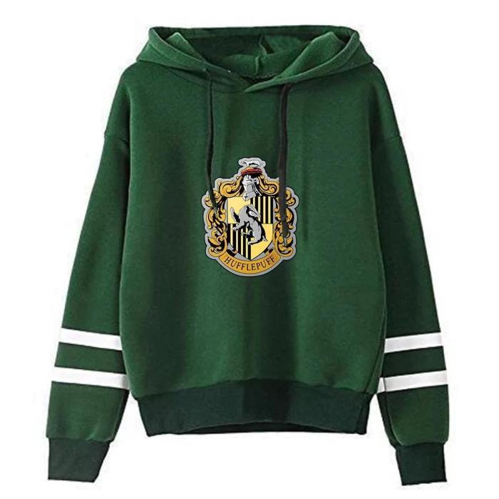 Harry Potter Hufflepuff School Of Witchcraft Badge Cosplay Hoodie Halloween Costume