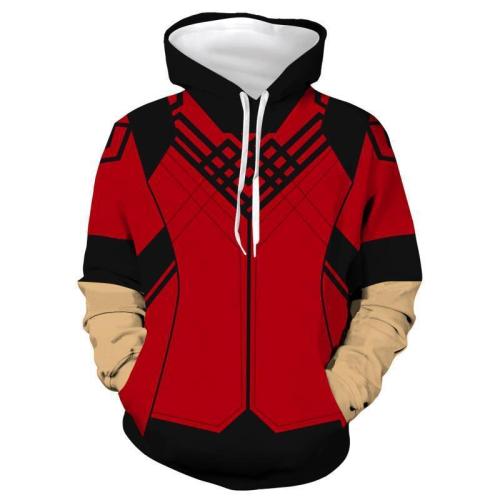 Shang-Chi And The Legend Of The Ten Rings Movie Red Cosplay Unisex 3D Printed Hoodie Sweatshirt Pullover
