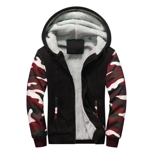 Winter Camouflage Hoodies Fashion Casual Coat