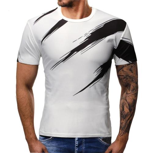 3D Logo T-Shirt Short Sleeved Men'S T-Shirts Top