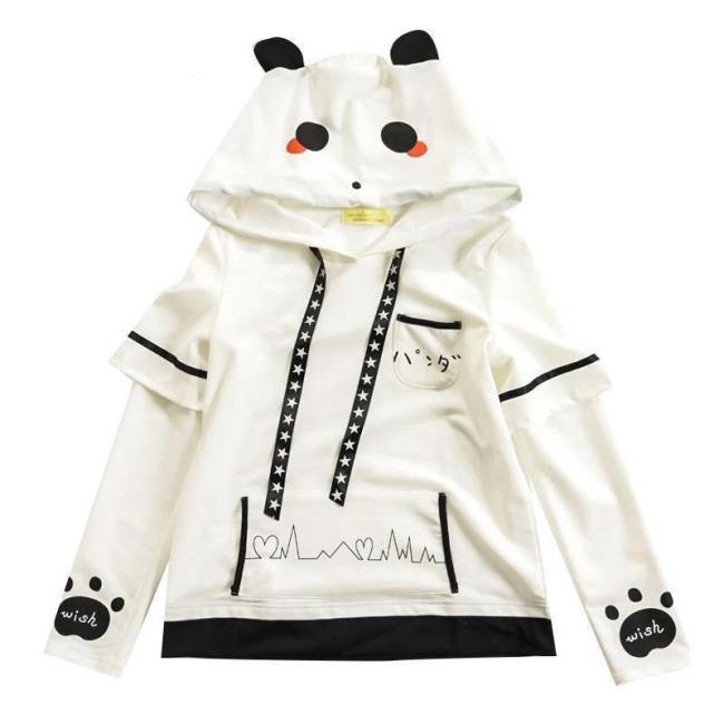 Panda Heartbeat Hoodie